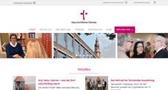 Desktop Screenshot of kirchliche-dienste.de