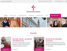 Tablet Screenshot of kirchliche-dienste.de